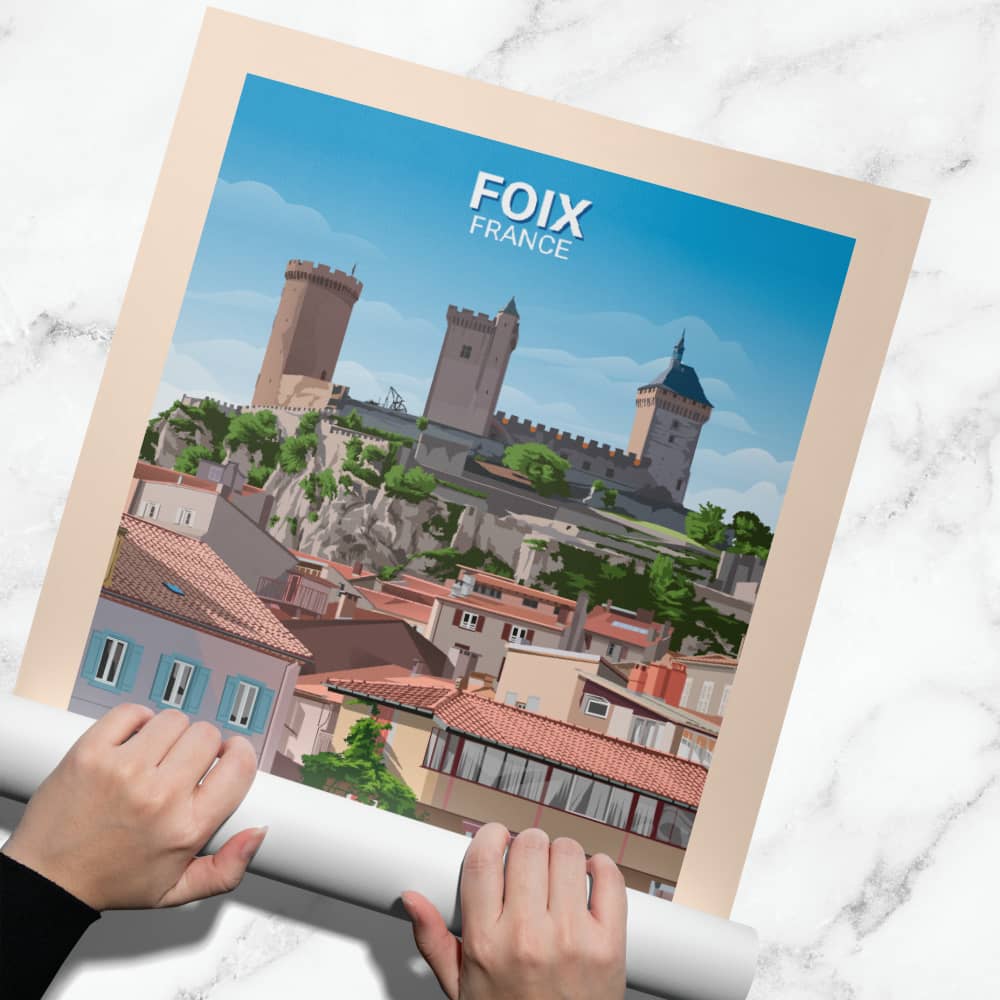 Affiche Foix - Château - Posteroo.com (2)