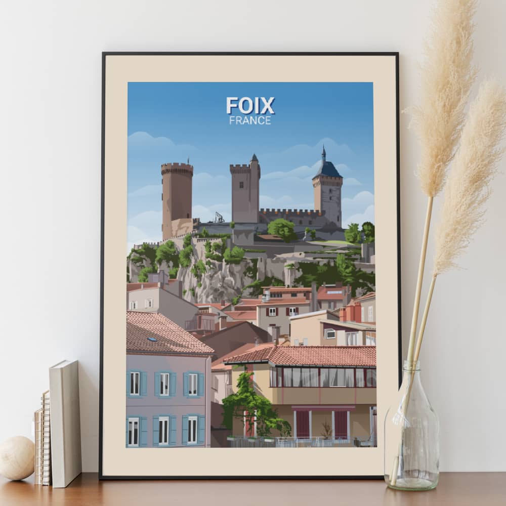 Affiche Foix - Château - Posteroo.com (2)