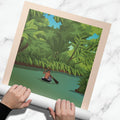 Affiche Forêt Amazonienne - Rivière - Posteroo.com(1)