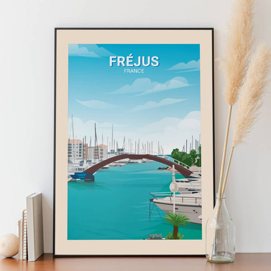 Affiche Fréjus - Passerelle - Posteroo.com