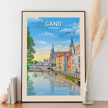 Affiche Gand - Sint-Michielsbrug - Posteroocom  (2)