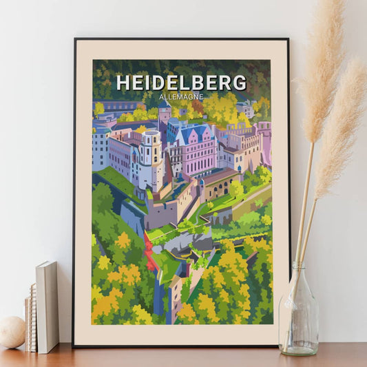 Affiche Heidelberg - Château - Posteroo.com(3)