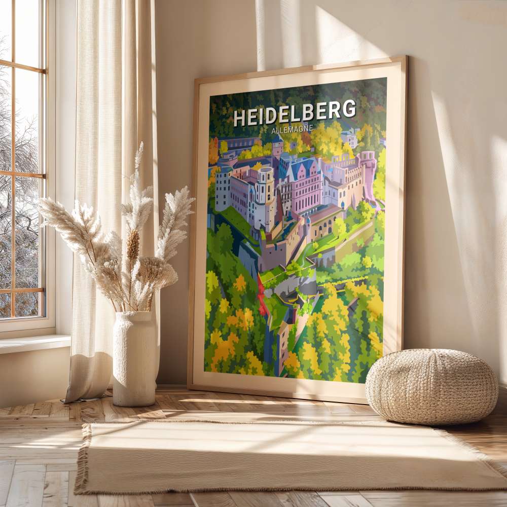 Affiche Heidelberg - Château - Posteroo.com(3)