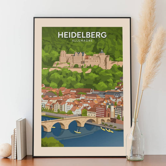 Affiche Heidelberg - Neckar - Posteroo.com(2)