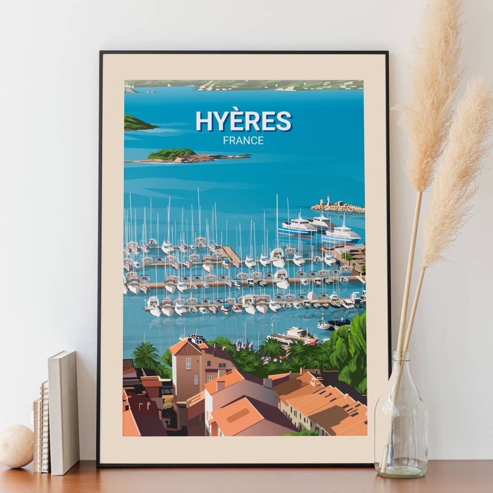 Affiche Hyères - Port - Posteroo.com(2)