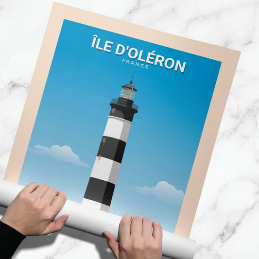 Affiche Île d'Oléron - Phare - Posteroo.com  (2)