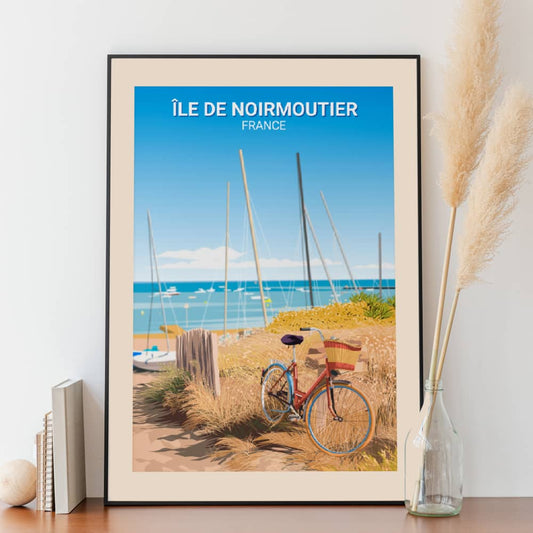 Affiche Île de Noirmoutier - Plage - Posteroo.com(2)