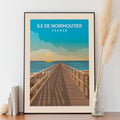 Affiche Ile de Noirmoutier - Ponton - Posteroo.com (1)