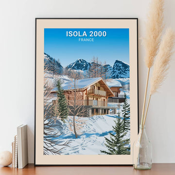 Affiche Isola 2000 - Chalet - Posteroo.com (1)