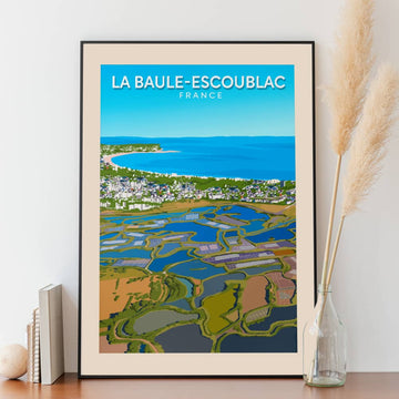 Affiche La Baule - Marais Salants  de Guérande - Posteroo.com (1)