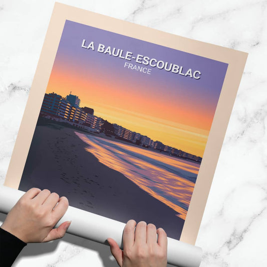 Affiche La Baule Escoublac - Posteroo.com 