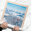 Affiche La Plagne - Glacier de Bellecôte- Posteroo.com (1)