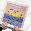 Affiche La Plagne - Grande Rochette - Coeur - Posteroo.com (1)