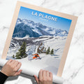 Affiche La Plagne - Skieur - Posteroo.com (1)