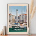 Affiche La Rochelle - Bateaux - Posteroo.com