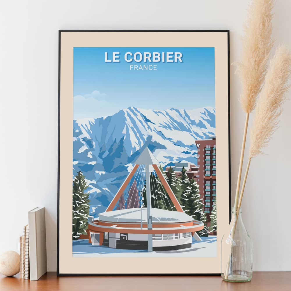 Affiche Le Corbier - Station - Posteroo.com (2)