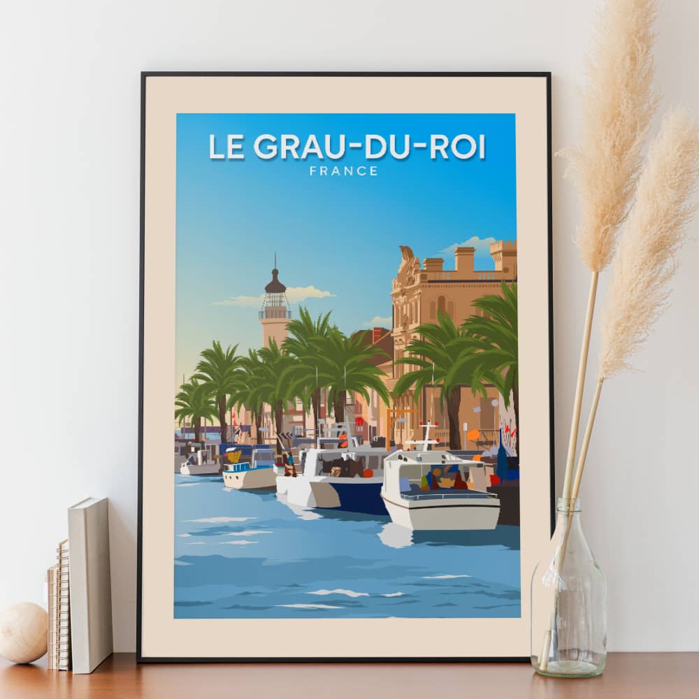 Affiche Le Grau-Du-Roi - Port - Posteroo.com (1)