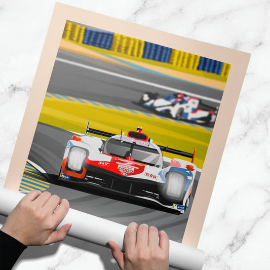 Affiche Le Mans - Circuit - Posteroo.com