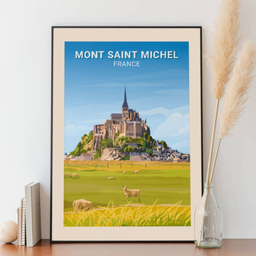 Affiche Le Mont-Saint-Michel - Les Prés-salés - Posteroo.com (2)