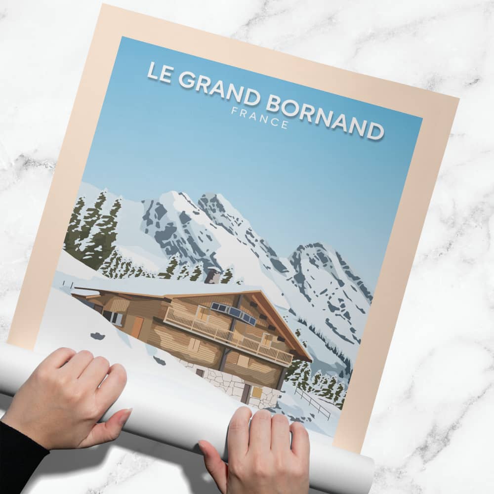 Affiche Le grand bornand - Chalet - Posteroo.com.jpg