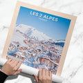 Affiche Les 2 Alpes - Station - Posteroo.com (2)