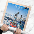 Affiche Les Arcs - Télécabine - Posteroo.com (1)