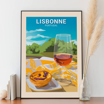 Affiche Lisbonne - Pastel de Nata (2)