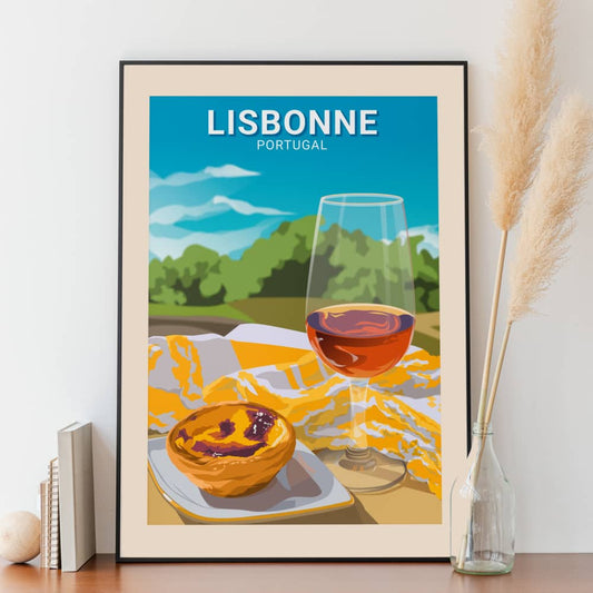 Affiche Lisbonne - Pastel de Nata (2)