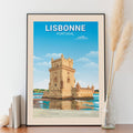 Affiche Lisbonne - Tour de Belem - Posteroo.com (1)