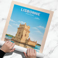 Affiche Lisbonne - Tour de Belem - Posteroo.com (1)