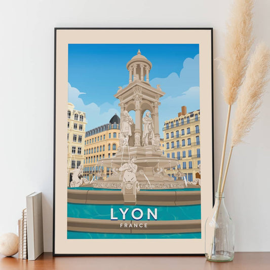 Affiche Lyon - Place des Jacobins - Posteroo.com.jpg