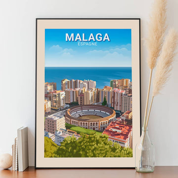 Affiche Malaga - Arènes - Posteroo.com (2)