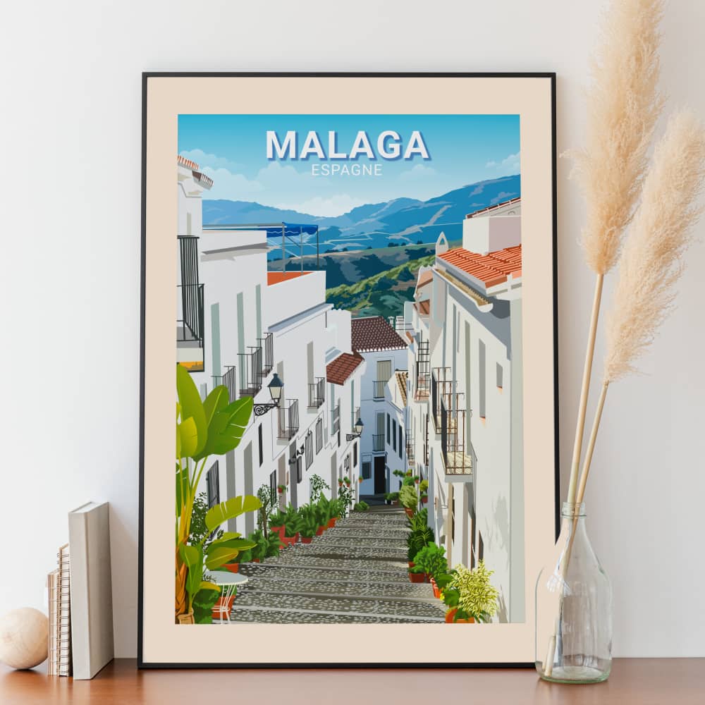 Affiche Malaga - Ruelle - Posteroo.com(1)