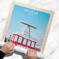 Affiche Megève - Télécabine - Posteroo.com (2)