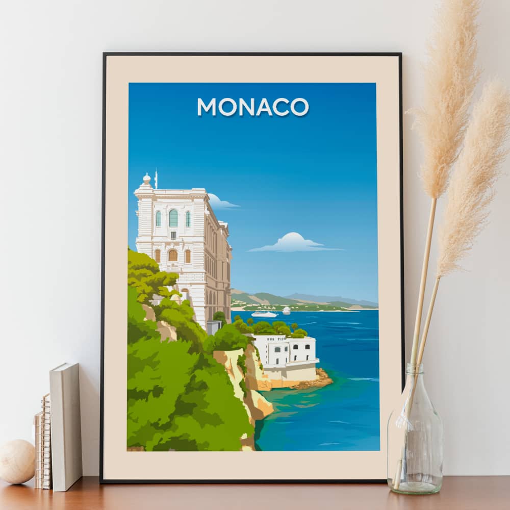 Affiche Monaco - Musée Océanographique - Posteroo.com (1)