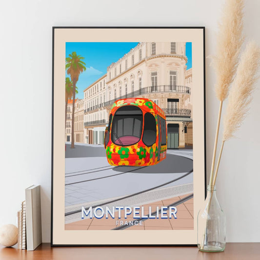 Affiche Montpellier - Tramway - Posteroo.com (1)