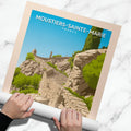 Affiche Moustiers-Sainte-Marie - Sentier