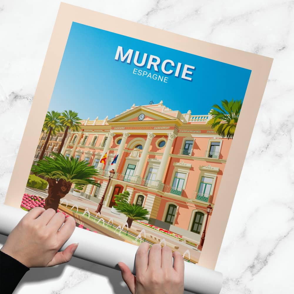 Affiche Murcie - Hôtel de Ville - Posteroo.com (2)