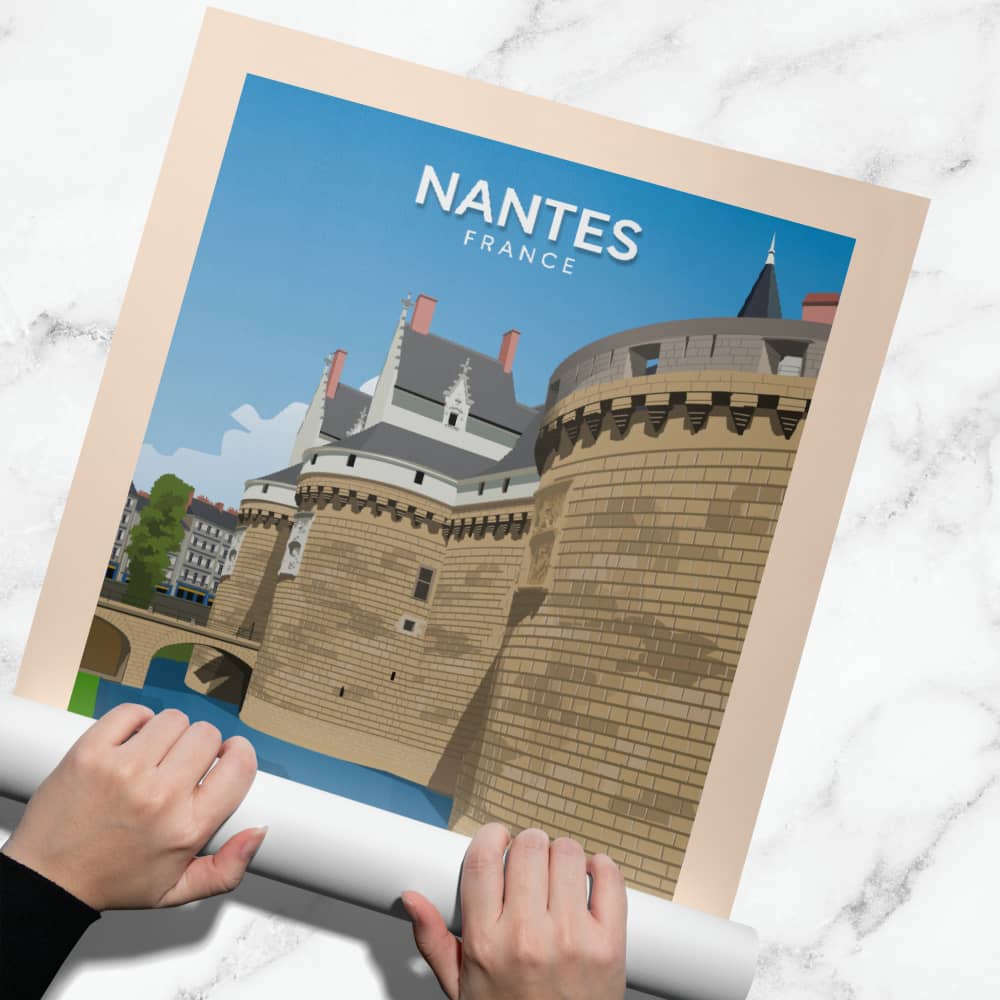 Affiche Nantes - Chateau des Ducs - Posteroo.com.jpg