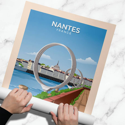 Affiche Nantes - Les Anneaux - Posteroo.com (1)