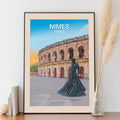 Affiche Nîmes - Arènes - Posteroo.com