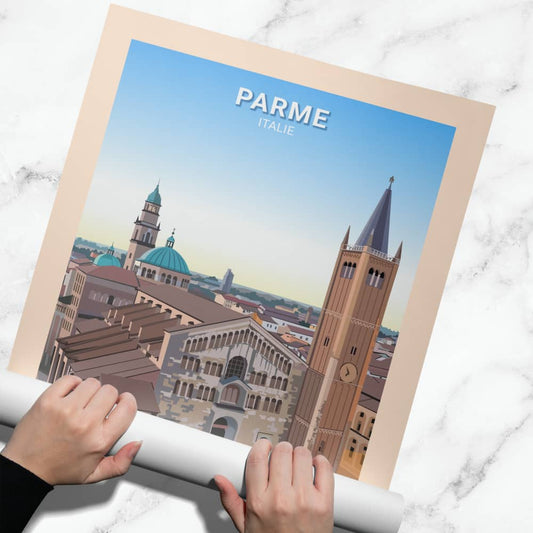Affiche Parme - Cathédrale - Posteroo.com.jpg