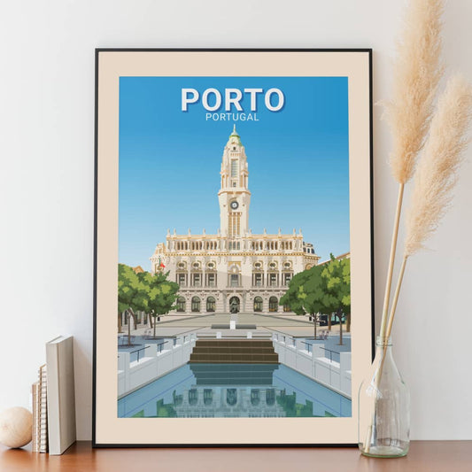 Affiche Porto - Hôtel de Ville - Posteroo.com.jpg
