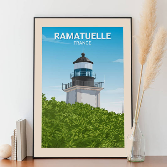 Affiche Ramatuelle - Phare - Posrteroo.com