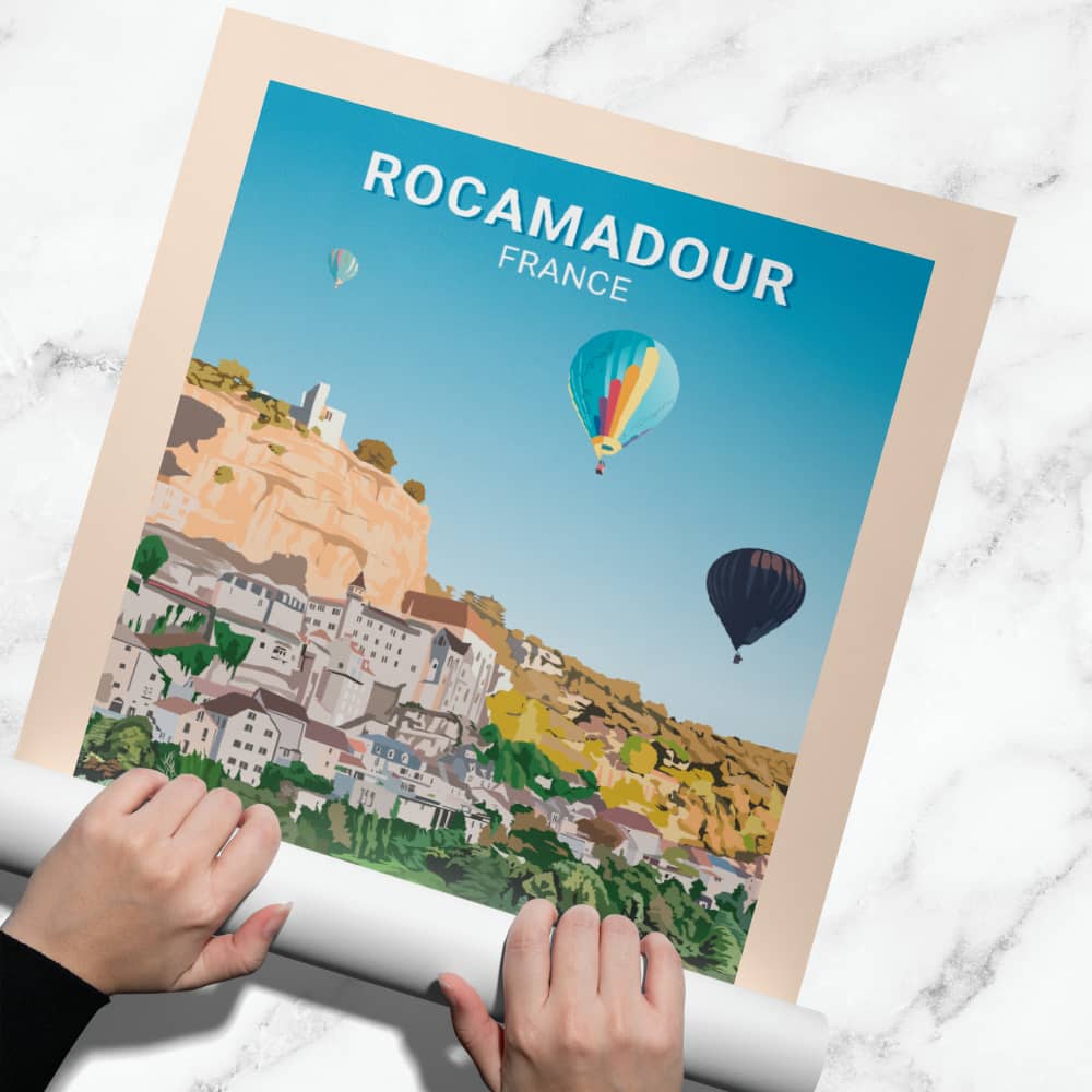Affiche Rocamadour - Posteroo.com