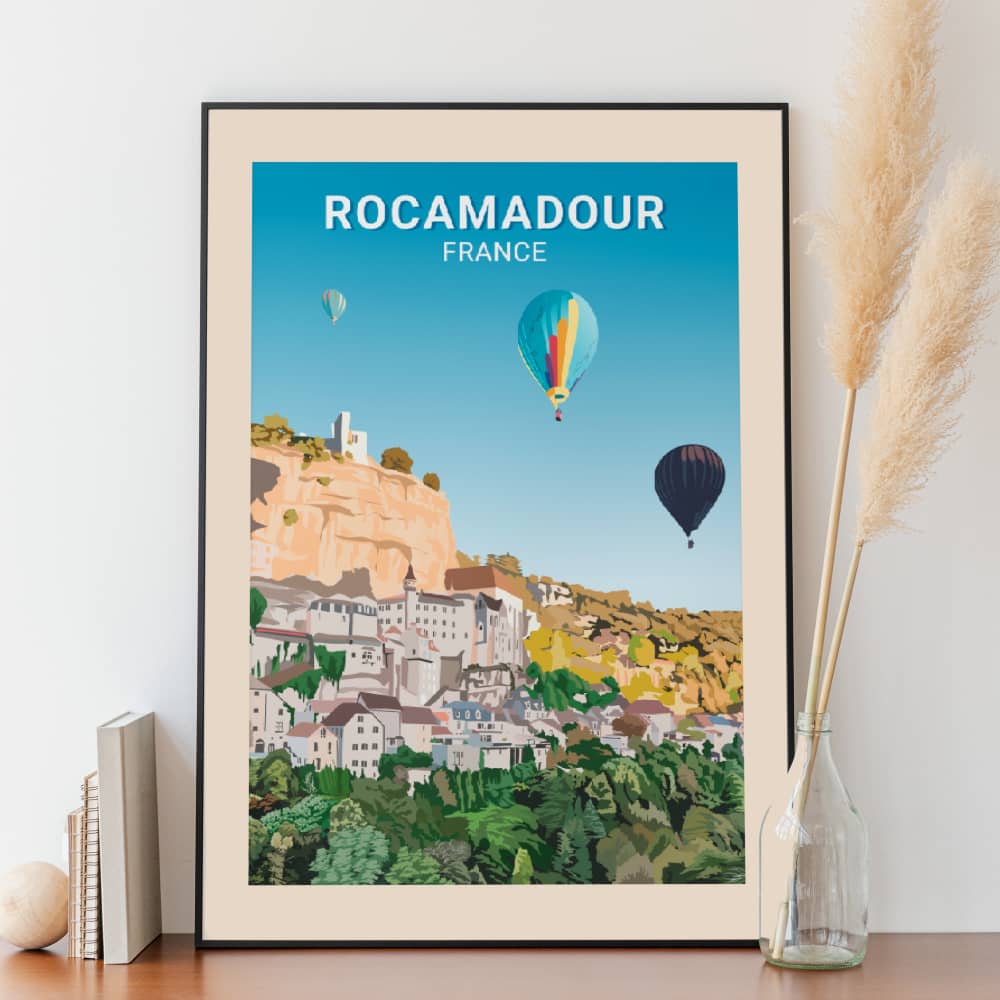 Affiche Rocamadour - Posteroo.com
