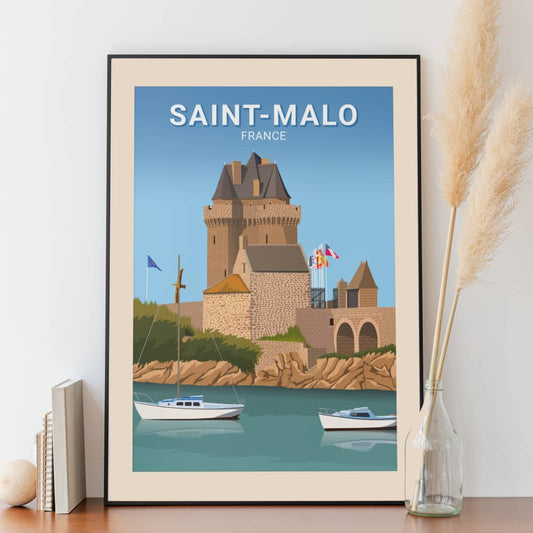 Affiche Saint Malo - Tour Solidor - Posteroo.com.jpg