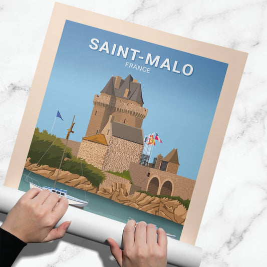 Affiche Saint Malo - Tour Solidor - Posteroo.com.jpg