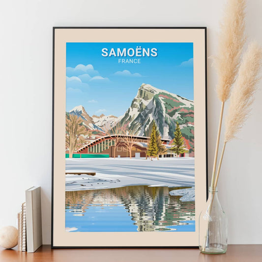 Affiche Samoëns - Lac aux Dames - Posteroo.com (2)