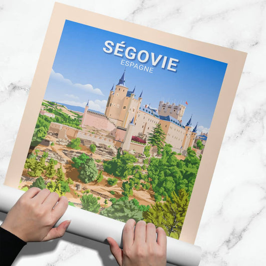 Affiche Ségovie - Alcazar - Posteroo.com (2)